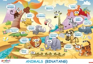 contoh poster hewan dan binatang