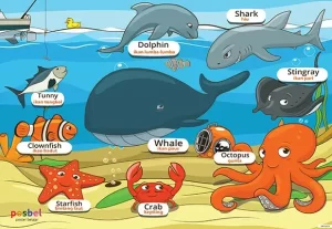 poster hewan laut (2)